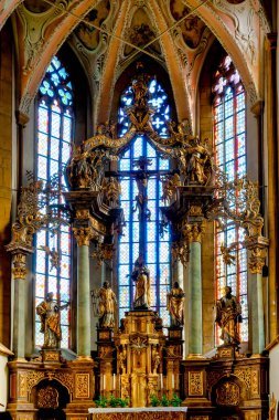 Jakobskirche 'nin ana sunağı, Villach, Avusturya, 