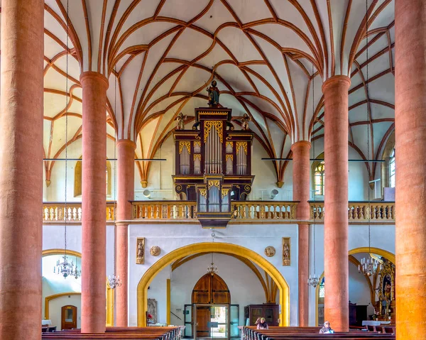 Baroque Organ Jakobskirche Villach Austria — Stock Photo, Image