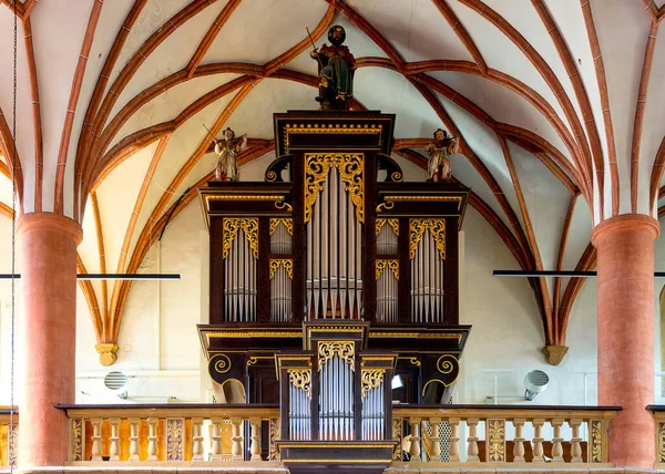 Barokní Varhany Jakobskirche Villach Rakousko — Stock fotografie