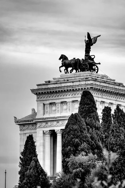 Вид Сбоку Витториано Рим Италия — стоковое фото