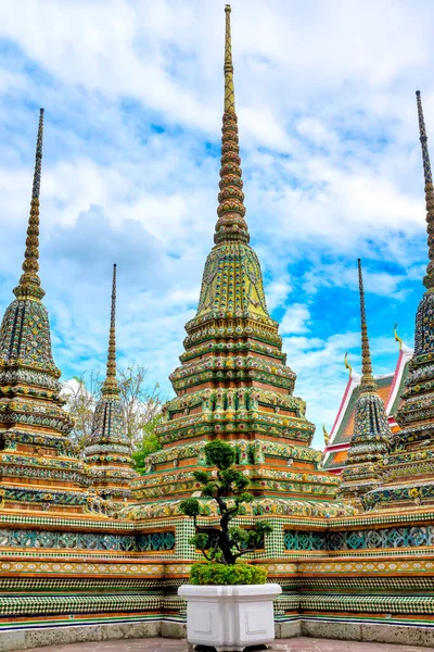 Chedis Wat Pho Bangkok Thailand — 图库照片