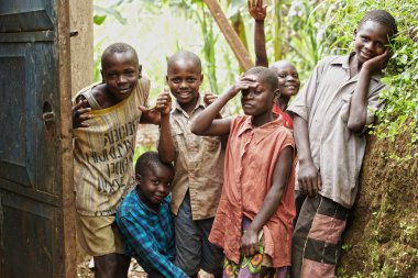 kamera için poz coffefarmers çocuk