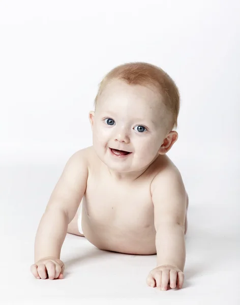 Babyboy beyaz stüdyo arka plan üzerinde