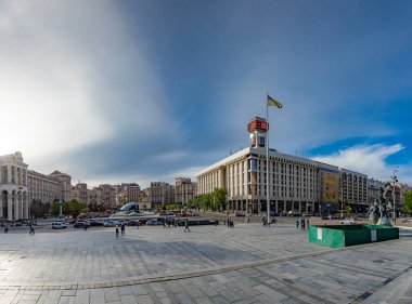Independence Square, central squere of Ukraine, Kyiv, Ukraine, 8-05-2021