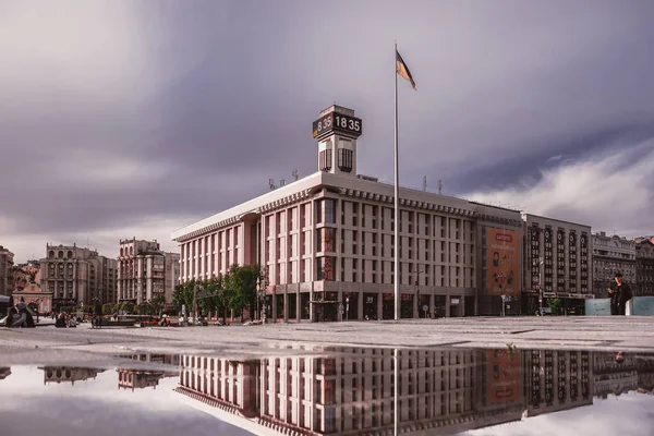 Independence Square Central Squere Ukraine Kyiv Ukraine 2021 — стоковое фото