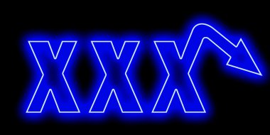 XXX neon logo erektil işlev bozukluğu olan erkekler için