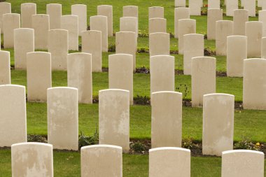 Dünya Savaşı'ndan bir mezarlık tyne karyolası Belçika Flaman ypres