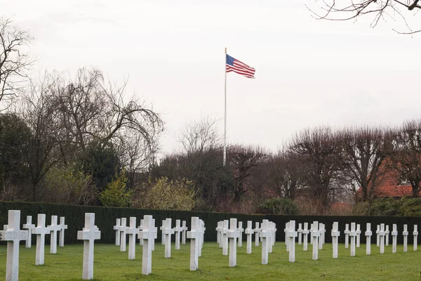 Cementerio americano Flanders field Bélgica Waregem —  Fotos de Stock