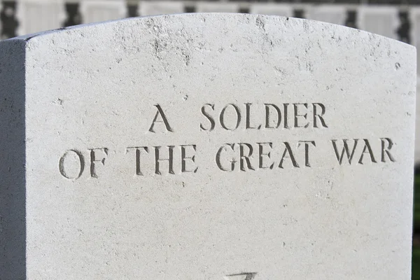 Great world war 1 flanders fields belgium Cemetery — Stock Photo, Image