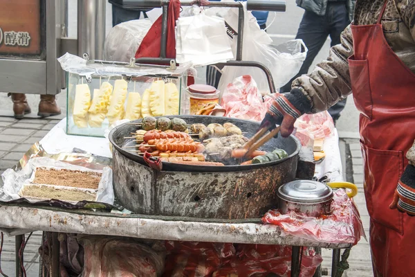 Comida de rua em Shenyang — Fotografia de Stock