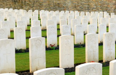 Mezarlık büyük Birinci Dünya Savaşı'ndan flanders Belçika