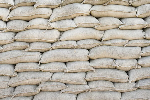 Sacs de sable Tranchées de la mort à Dixmude Flandre Belgique grande guerre mondiale 1 — Photo