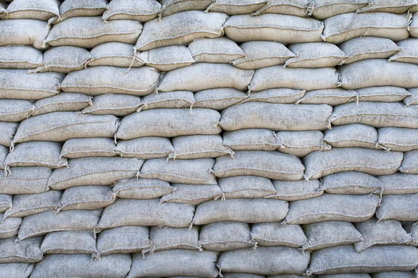 Sandbags loopgraven van dood in Diksmuide Vlaanderen België grote wereld oorlog 1 — Stockfoto