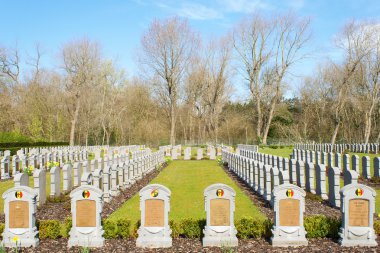 begraafplaats-Belgische soldaten Wereldoorlog een