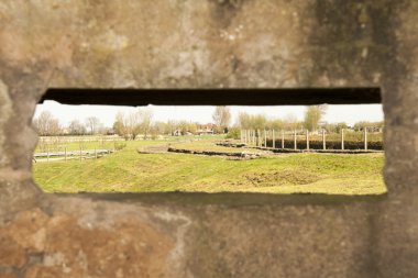 makinelinin büyük Dünya Savaşı 1 flanders Belçika bunker