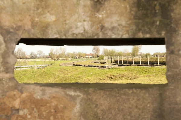 Bunker pillbox gran guerra mundial 1 flanders belgium —  Fotos de Stock