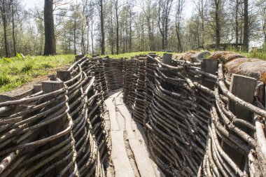 bayernwald Dünya Savaşı'ndan bir Belçika 1.Dünya Savaşı hendek