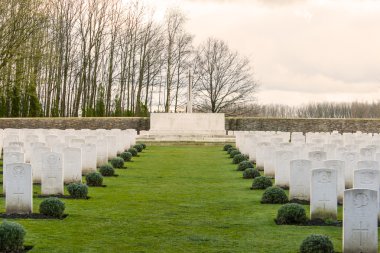 asker mezarlığı Dünya Savaşı bir flanders Belçika