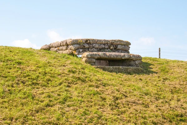 Bunker pillbox primera trinchera de guerra wotld de la muerte —  Fotos de Stock