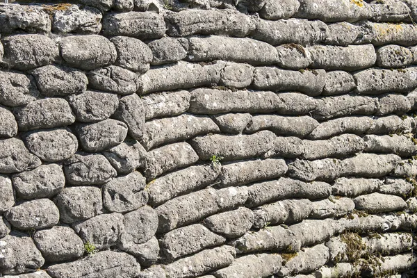 Hintergrund der Sandsäcke im Graben des Todes — Stockfoto