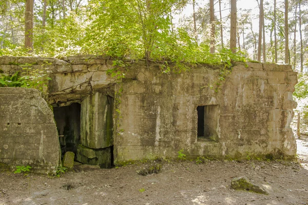 Bunker van Wereldoorlog 1 in Westhoek — Stockfoto