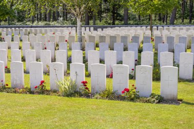 Yeni İngiliz mezarlığı Dünya Savaşı 1 flanders alanlar