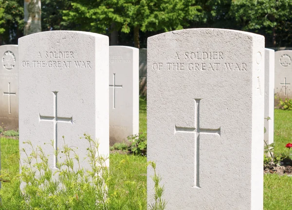 Een onbekende soldaat van de grote oorlog ww1 — Stockfoto