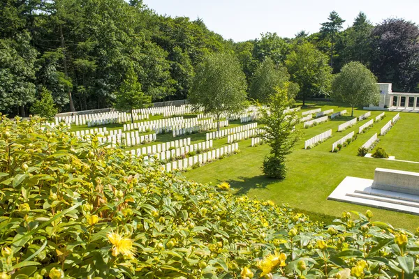 Novo Cemitério Britânico guerra mundial 1 flanders campos — Fotografia de Stock