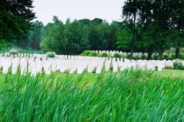 Bedford House Mezarlığı 1. Dünya Savaşı Ypres Flander Belçika