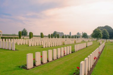 Bedford House Mezarlığı 1. Dünya Savaşı Ypres Flander Belçika