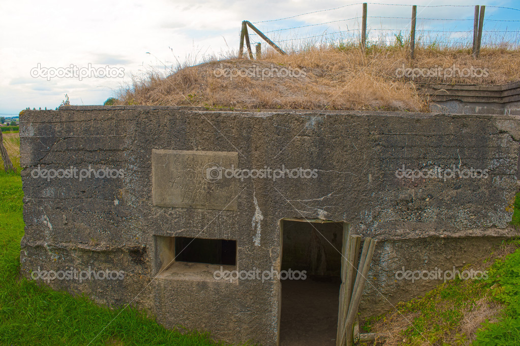 German bunker of world war one Belgium Flanders fields