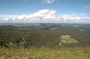 black forest Almanya üzerinden Panorama manzara görünüm