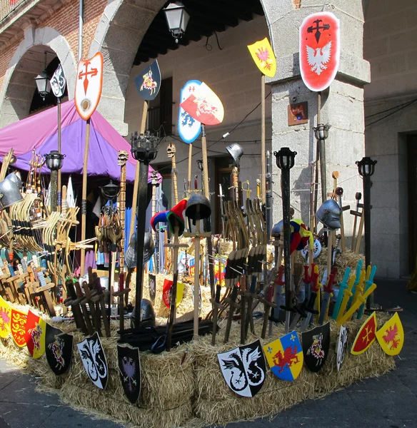 Middeleeuwse markt — Stockfoto