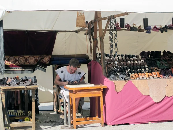 Mercado medieval — Fotografia de Stock