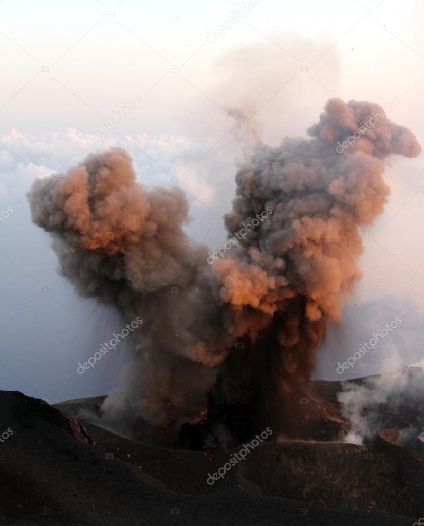Volcano Eruption of a volcano