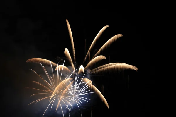 Fire works and Party scene — Stock Photo, Image