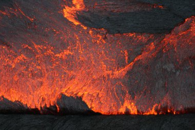 Volkan haldeki Etiyopya Afrika