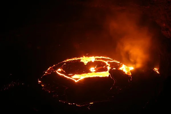 Volcano Erta Ale in Ethiopia Africa — Stock Photo, Image