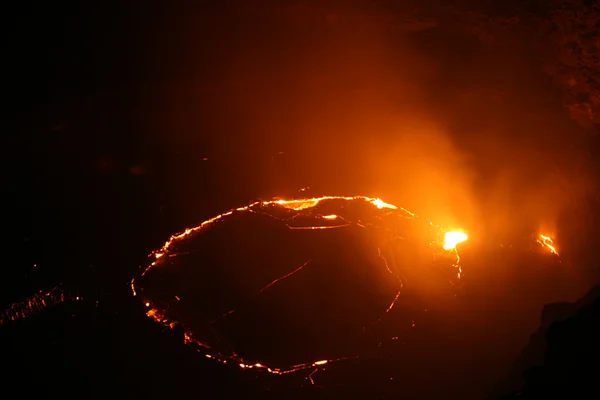 Volcano Erta Ale in Ethiopia Africa — Stock Photo, Image