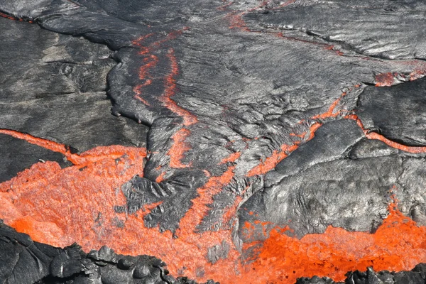 火山岩浆在埃塞俄比亚非洲 — 图库照片