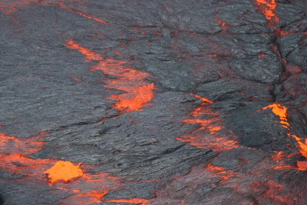 火山岩浆在埃塞俄比亚非洲 — 图库照片