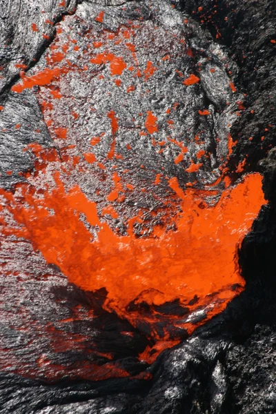 Vulkan erta ale in äthiopien afrika — Stockfoto