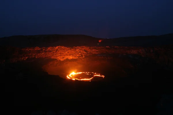 Volcano Erta Ale in Ethiopia Africa — Stock Photo, Image