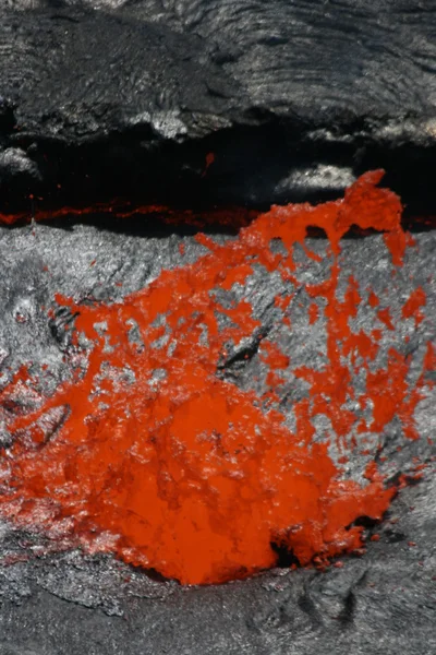 火山岩浆在埃塞俄比亚非洲 — 图库照片