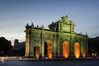 Puerta de Alcala (Alcala Gate) in Madrid, Spain