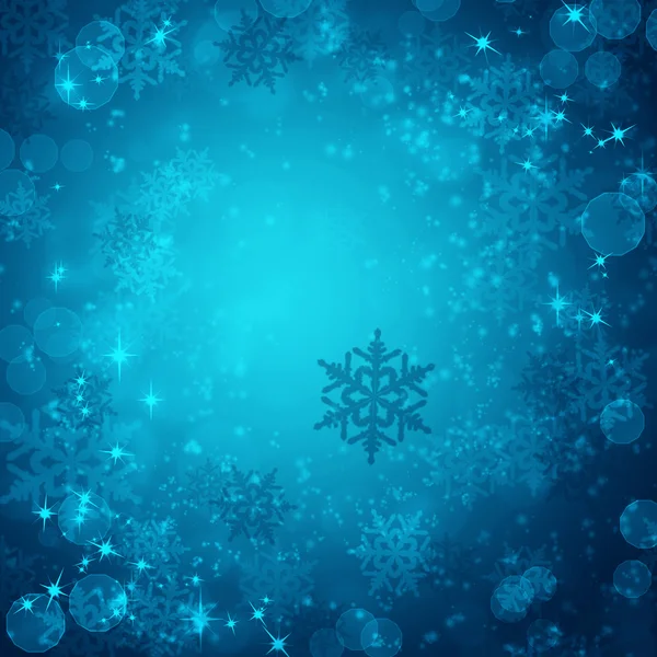 Winter background from snowflakes — Stock Photo, Image
