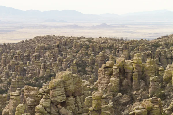 Chiricahua kayalıklarla — Stok fotoğraf