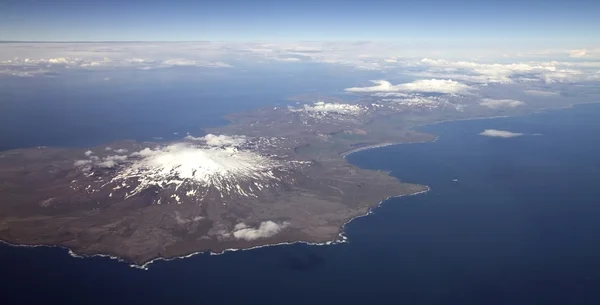 Island från luften — Stockfoto