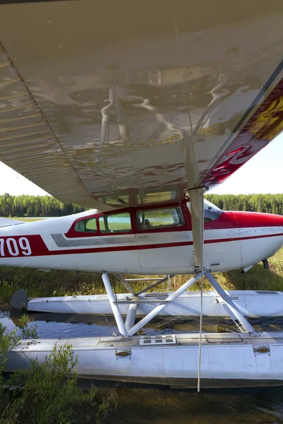 Schwimmendes Flugzeug — Stockfoto