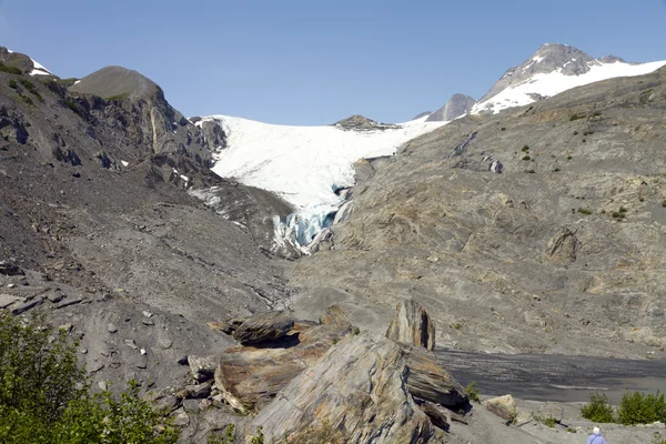 Worthington glaciär — Stockfoto